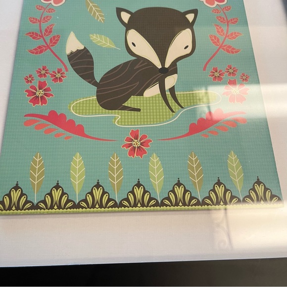 14x12 Free Spirit Fox Framed Boho Western Decor - Picture 4 of 6